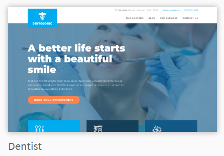 Dentist Template - Website Design Hendersonville - Navarro Creative Group, LLC