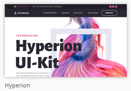 Hyperion Template - Website Design Hendersonville - Navarro Creative Group, LLC
