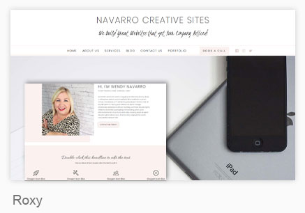 Roxy Template - Website Design Hendersonville - Navarro Creative Group, LLC