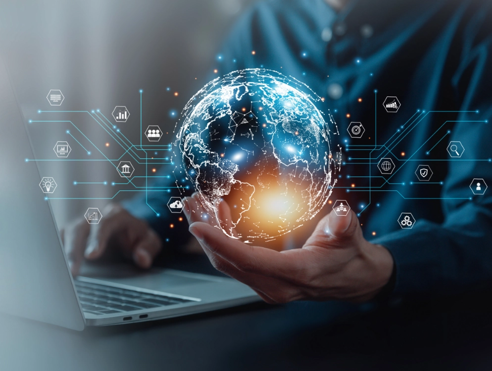 A futuristic depiction of SEO. Navarro Creative Group is an expert SEO Agency in White House, TN