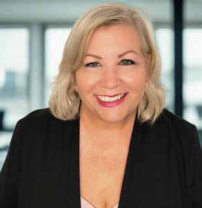 Blonde female executive. Wendy Navarro - Navarro Creative Group - web design + digital marketing Hendersonville and Nashville, TN