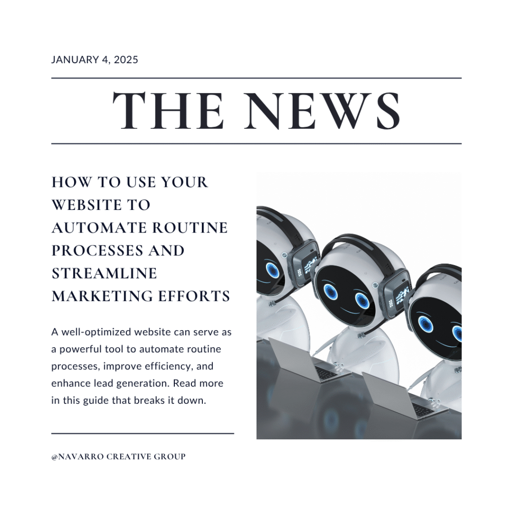 A well-optimized website can serve as a powerful tool to automate routine processes, improve efficiency, and enhance lead generation. Read more in this guide that breaks it down.