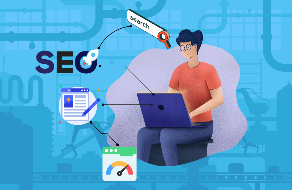 illustration of strategies used in manufacturing website analysis