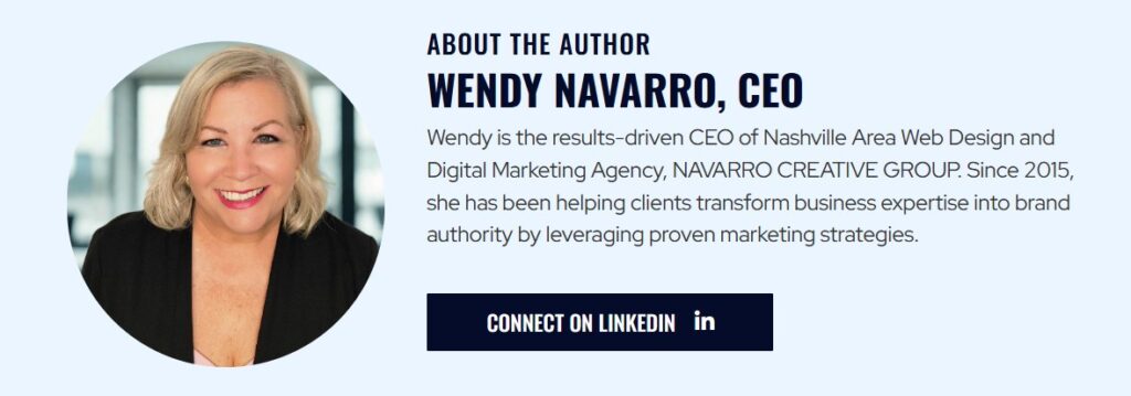 Image of Wendy Navarro, CEO Navarro Creative Group