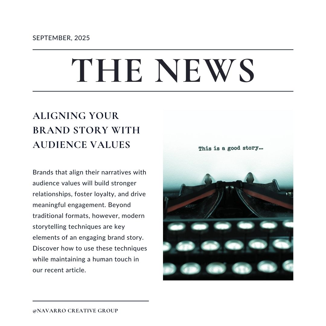 Newspaper Headline - Aligning Brand Story With Audience Values