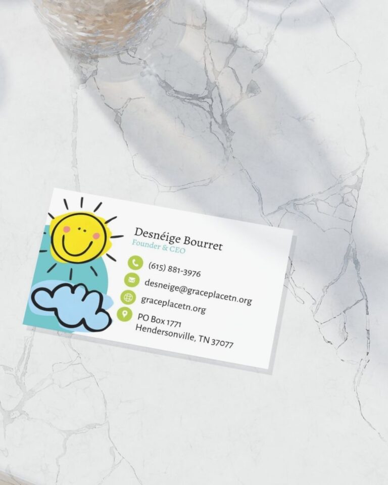 Grace Place - Rebrand New Business Cards